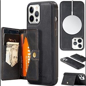 NEW! Magsafe Case for iPhone 12 and iPhone 12 Pro Detachable Wallet Kickstand